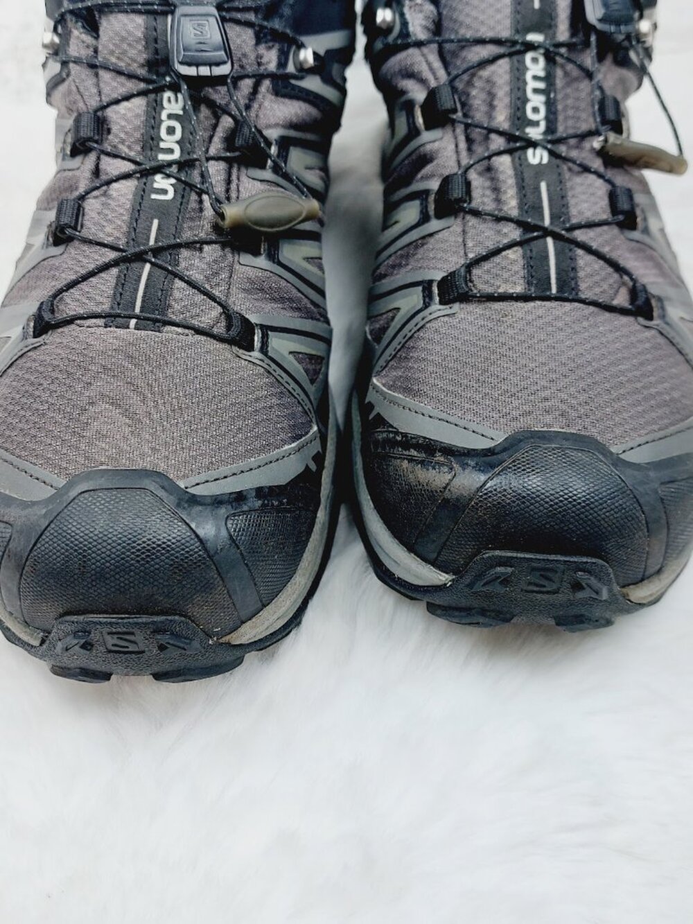 Salomon Men's Gray Black X Ultra 3 GTX Outdoor Trail Hiking Shoes Size 12 - Picture 6 of 11